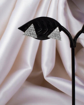 Silver Mini Pyramid Stud