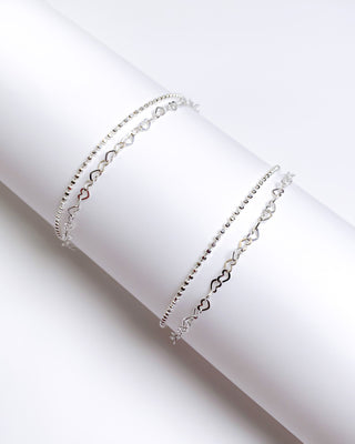 Silver Twinkling Anklet