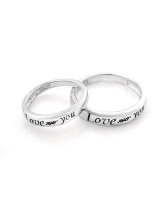 Silver Love Your Couple Ring