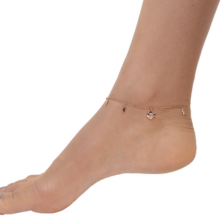 Rose Gold Lucky Fish Anklet