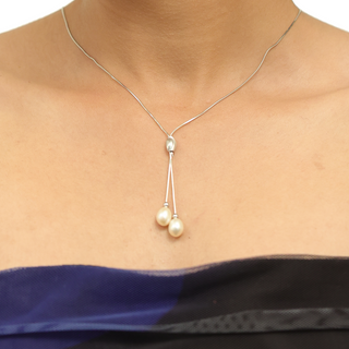 Silver Moontide Pearl Set