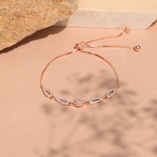 Rose Gold Shimmering Bracelets