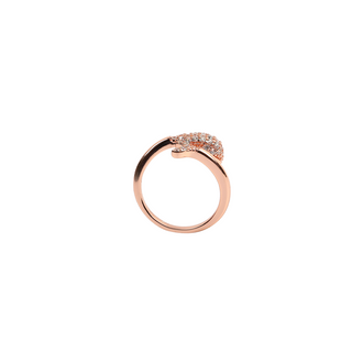 Rose Gold Fish & Tale Ring