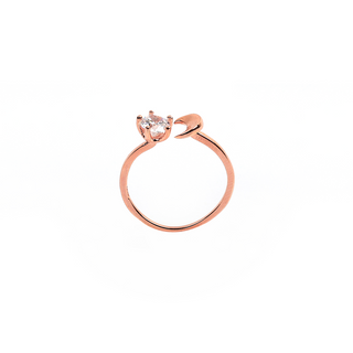 Rose Gold Half Moon Ring