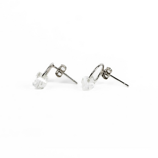 Silver Bauhaus Stud Earrings