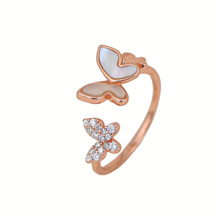 Rose Gold Fluttering Ring