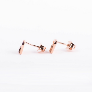 Rose Gold Charming Stud Earrings