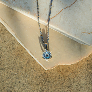 Evil Eye Crystal Pendant