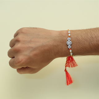 Silver Divine Rakhi