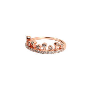 Rose Gold Crown Ring