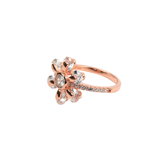 Rose Gold Flower Ring