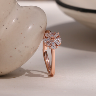 Rose Gold Shimmer Ring