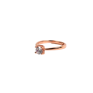 Rose Gold Zircon Ring