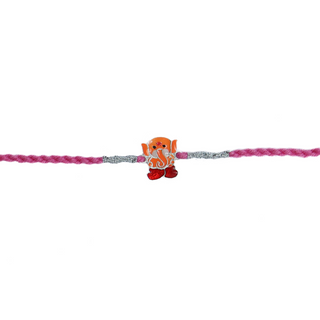 Silver Kids Ganesha Rakhi