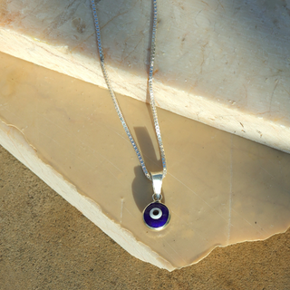 Silver Evil Eye Pendant