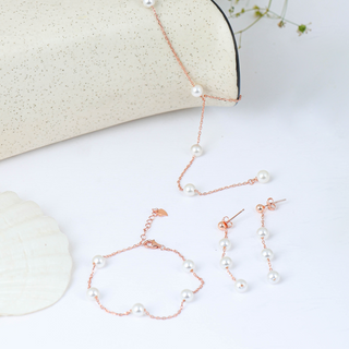 Rose Gold Pearl Shine Set