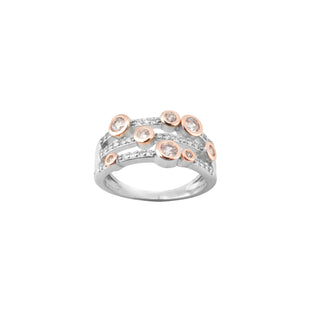 Silver Dual Tone Polki Ring