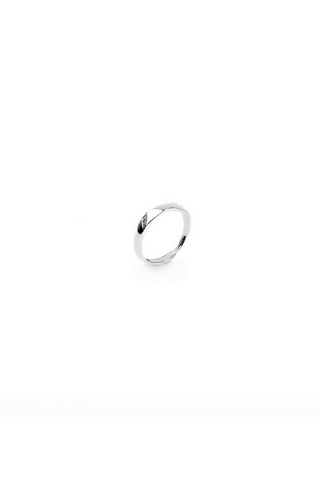 Silver Sober Couple Ring