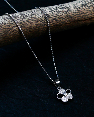 Silver Flower Pendant