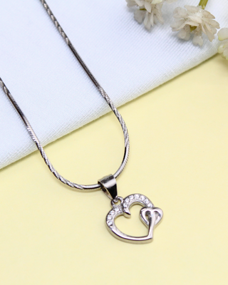 Silver Your Heart Pendant