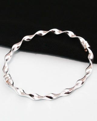 Silver Twisted Kada