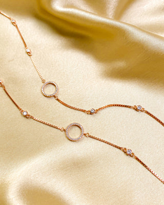 Rose Gold Redefining Beauty Anklet