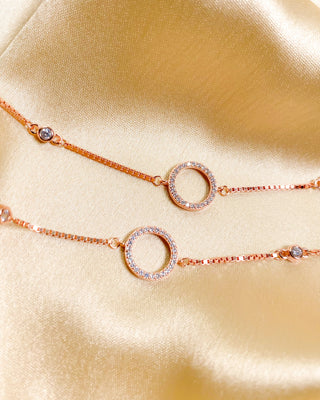 Rose Gold Redefining Beauty Anklet